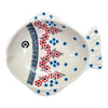 Polish Pottery Small Fish Platter (Floral Symmetry) | S014T-DH18 at PolishPotteryOutlet.com