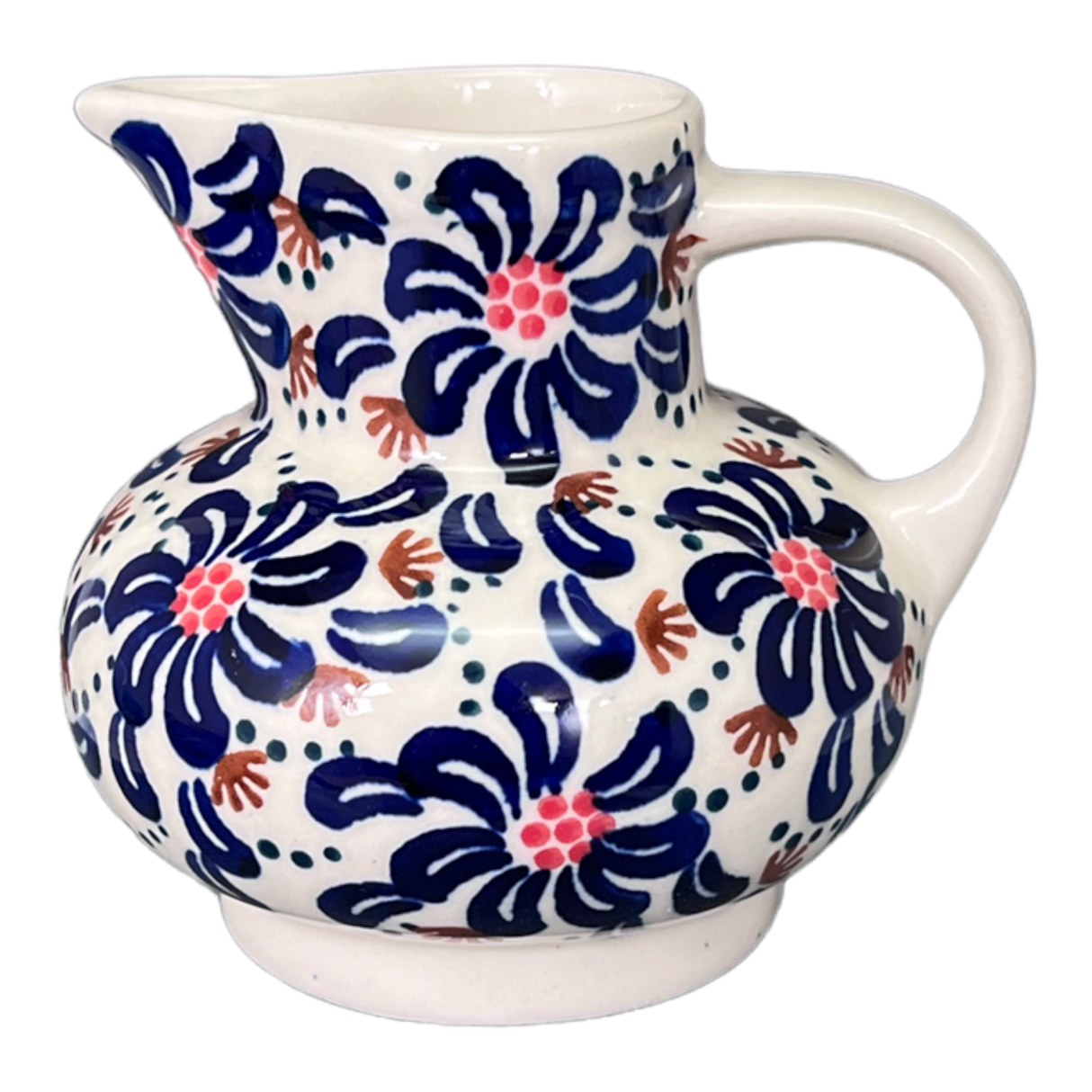 Creamer, Big Belly, 8 oz in "Floral Fireworks" by Manufaktura | D008U-BSAS