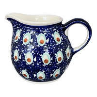 A picture of a Polish Pottery The Cream of Creamers - "Basia" (Fish Eyes) | D019T-31 as shown at PolishPotteryOutlet.com/products/the-cream-of-creamers-basia-fish-eyes-d019t-31