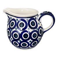 A picture of a Polish Pottery The Cream of Creamers - "Basia" (Eyes Wide Open) | D019T-58 as shown at PolishPotteryOutlet.com/products/the-cream-of-creamers-basia-eyes-wide-open-d019t-58
