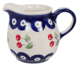 Creamer, The Cream of Creamers-"Basia", 6.5 oz in "Cherry Dot" by Manufaktura | D019T-70WI