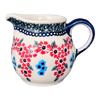 Polish Pottery The Cream of Creamers - "Basia" (Floral Symmetry) | D019T-DH18 at PolishPotteryOutlet.com