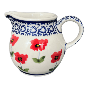 Polish Pottery The Cream of Creamers - "Basia" (Poppy Garden) | D019T-EJ01 Additional Image at PolishPotteryOutlet.com