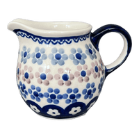 A picture of a Polish Pottery The Cream of Creamers - "Basia" (Floral Chain) | D019T-EO37 as shown at PolishPotteryOutlet.com/products/the-cream-of-creamers-basia-floral-chain-d019t-eo37