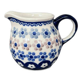 Polish Pottery The Cream of Creamers - "Basia" (Floral Chain) | D019T-EO37 Additional Image at PolishPotteryOutlet.com