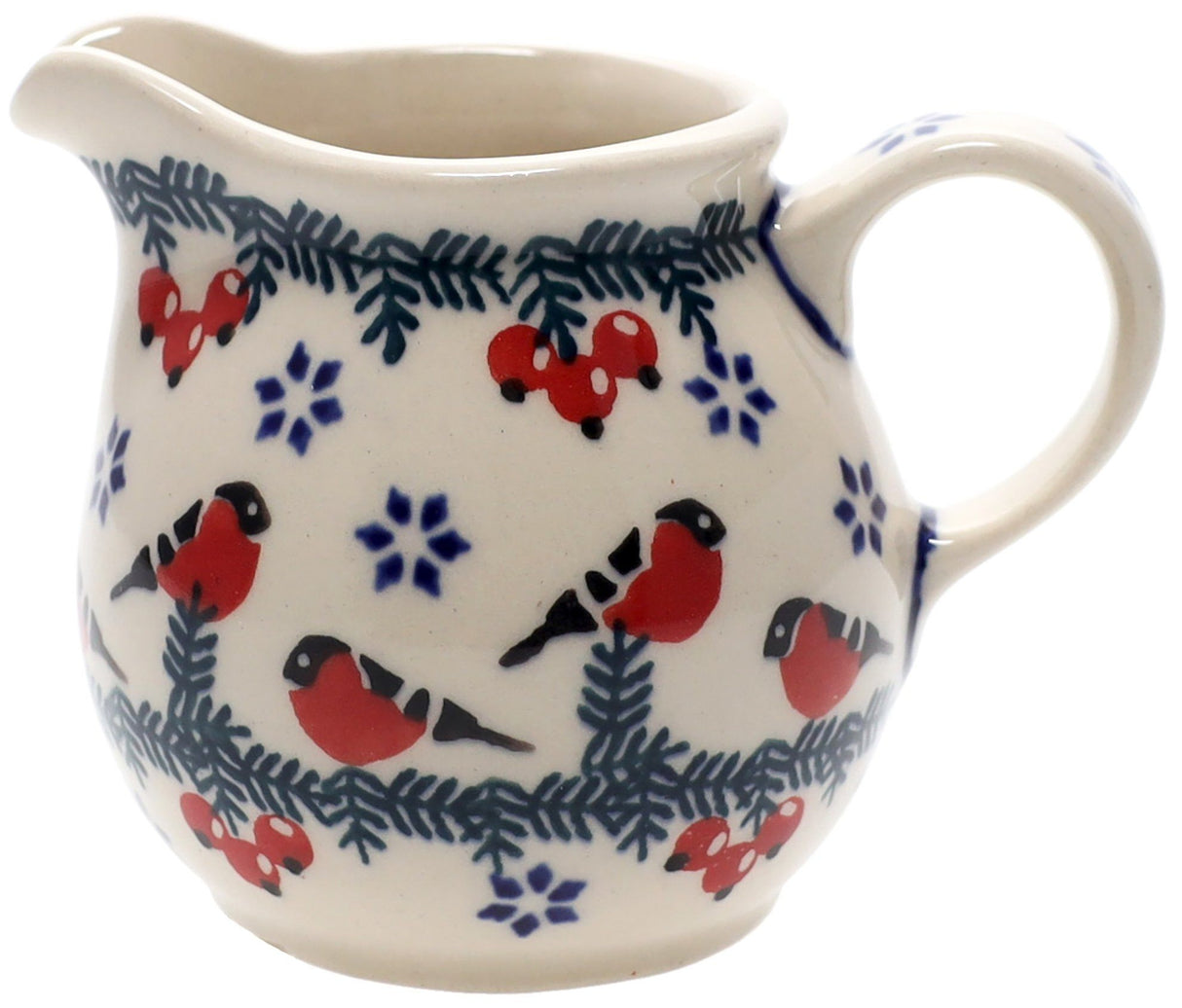 Creamer, The Cream of Creamers-"Basia", 6.5 oz in "Red Bird" by Manufaktura | D019T-GILE