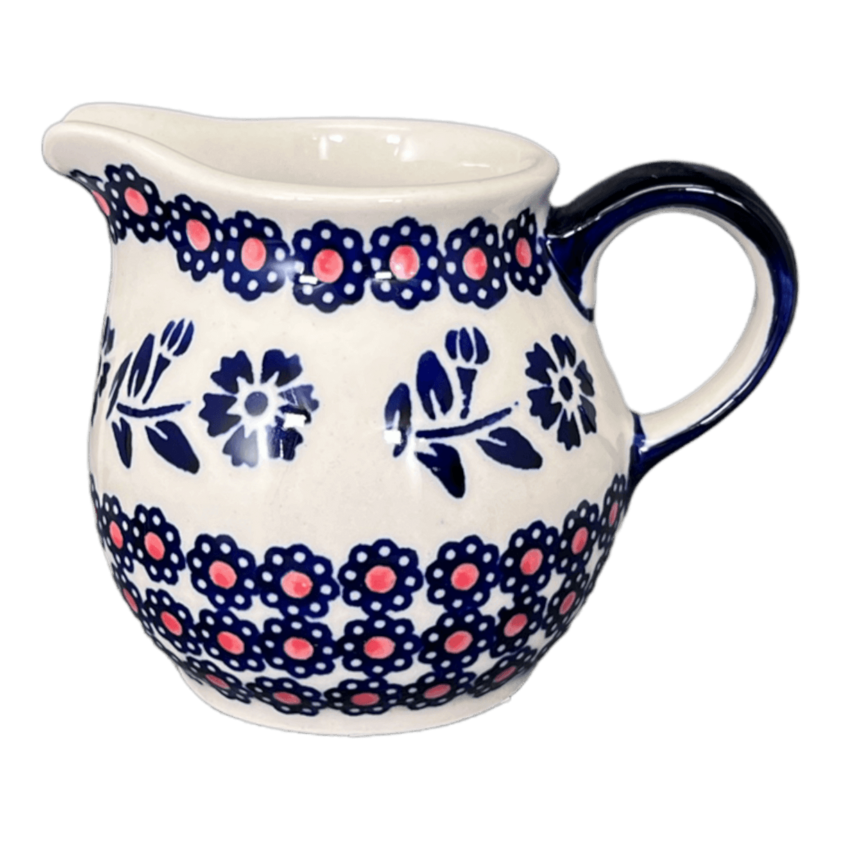 Creamer, The Cream of Creamers-"Basia", 6.5 oz in "Swedish Flower" by Manufaktura | D019T-KLK