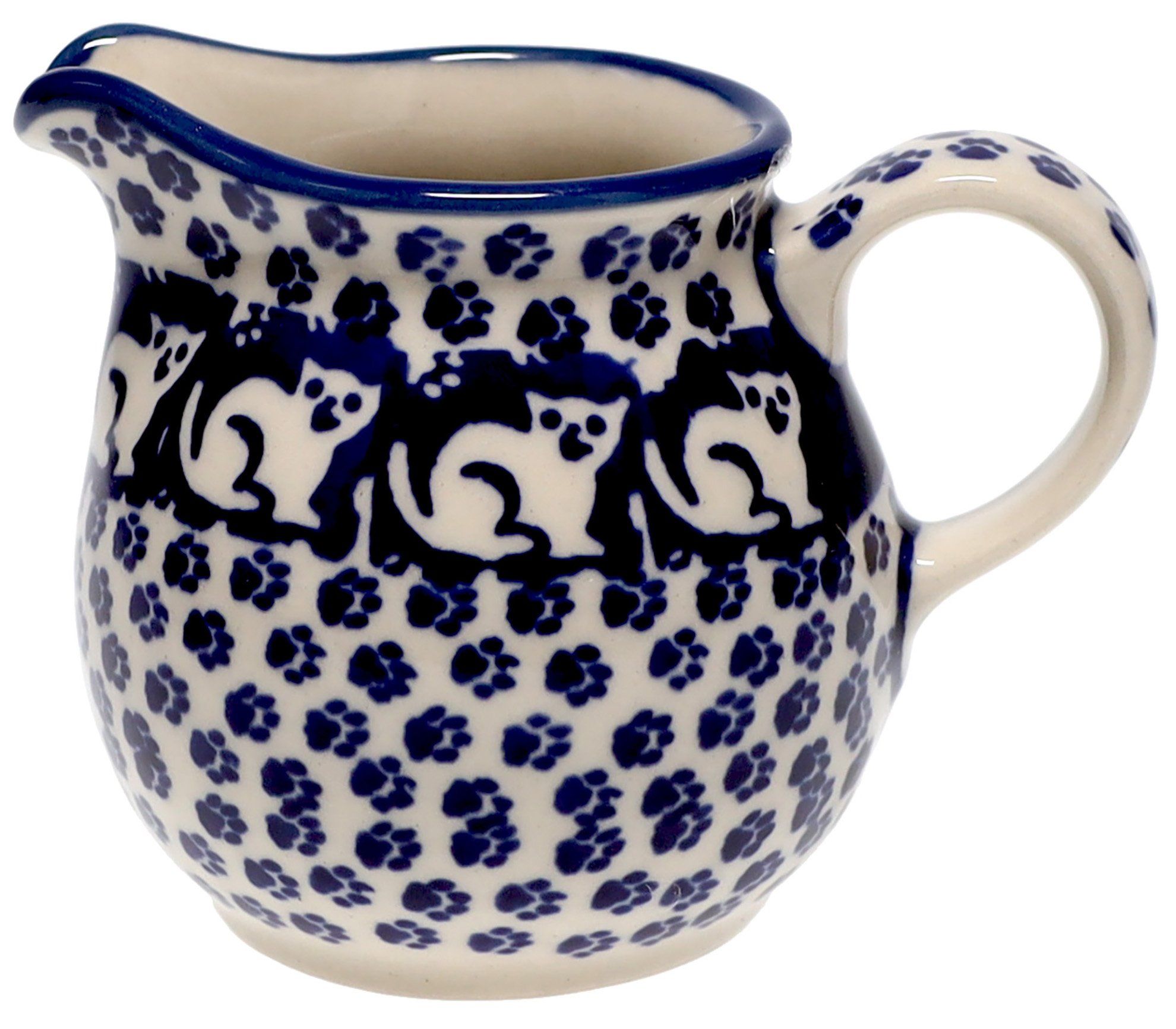 Small Milk Pitcher - Polish Pottery