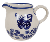 Creamer, The Cream of Creamers-"Basia", 6.5 oz in "Butterfly Garden" by Manufaktura | D019T-MOT1