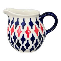 A picture of a Polish Pottery The Cream of Creamers - "Basia" (Shock Waves) | D019U-GZ42 as shown at PolishPotteryOutlet.com/products/the-cream-of-creamers-basia-gz42-d019u-gz42
