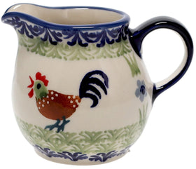 Polish Pottery The Cream of Creamers - "Basia" (Chicken Dance) | D019U-P320 Additional Image at PolishPotteryOutlet.com