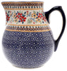 Polish Pottery Pitcher, 3 Liter in "Ruby Duet" by Manufaktura | D028S-DPLC at PolishPotteryOutlet.com