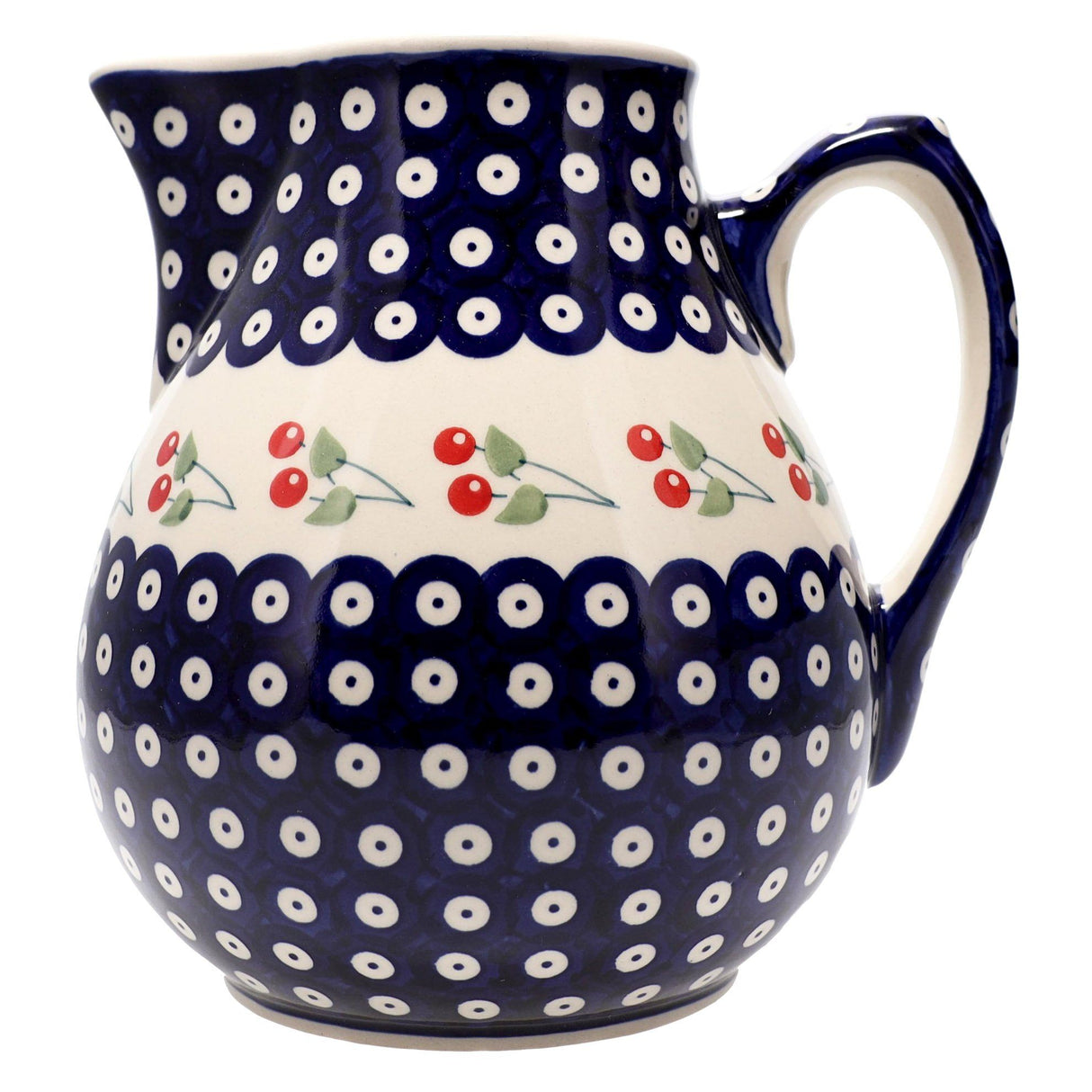 Pitcher, 3 Liter in "Cherry Dot" by Manufaktura | D028T-70WI