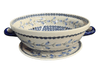Polish Pottery Berry Bowl (Lily of the Valley) | D038T-ASD at PolishPotteryOutlet.com