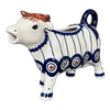 Polish Pottery Cow Creamer (Peacock in Line) | D081T-54A at PolishPotteryOutlet.com