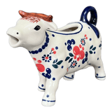 Creamer, Cow, 4 oz in "Berry Dot" by Manufaktura | D081T-BL04
