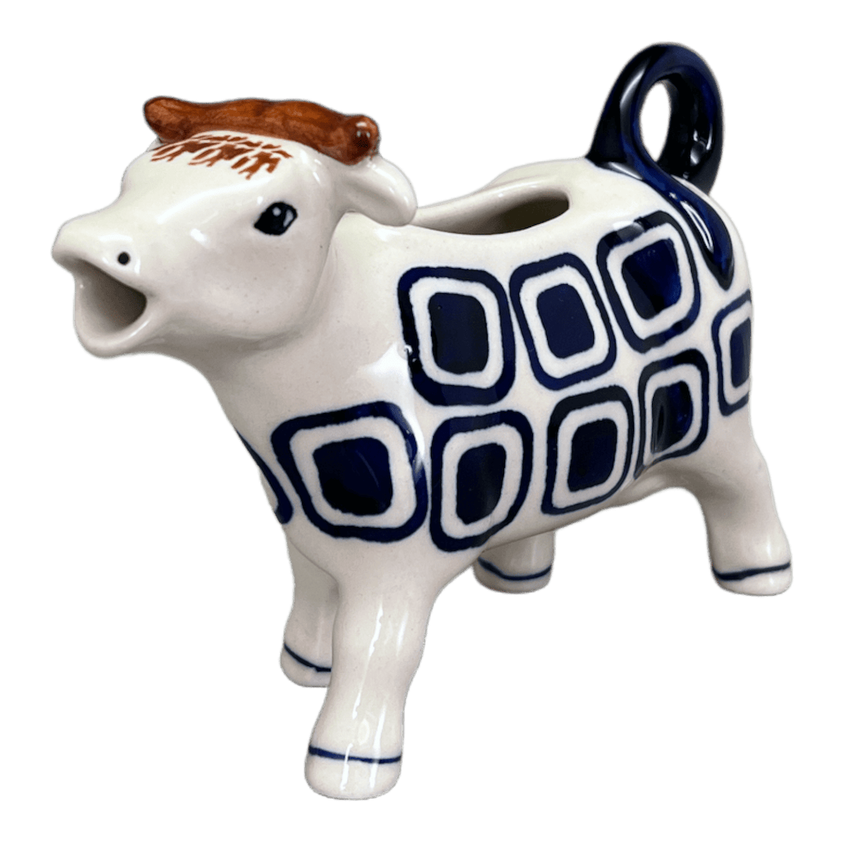 Creamer, Cow, 4 oz in "Navy Retro" by Manufaktura | D081U-601A