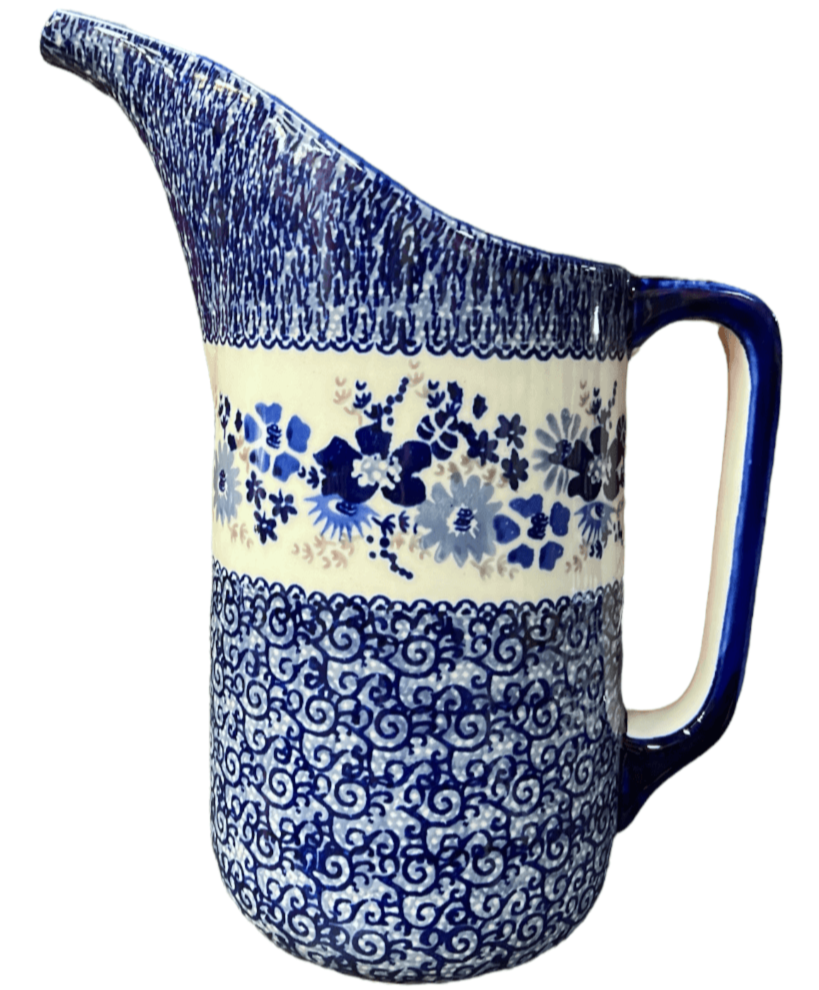 Pitcher, Fancy, 1.5 Liter in "Blue Life" by Manufaktura | D084S-EO39