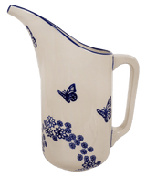 Pitcher, Fancy, 1.5 Liter in "Butterfly Garden" by Manufaktura | D084T-MOT1