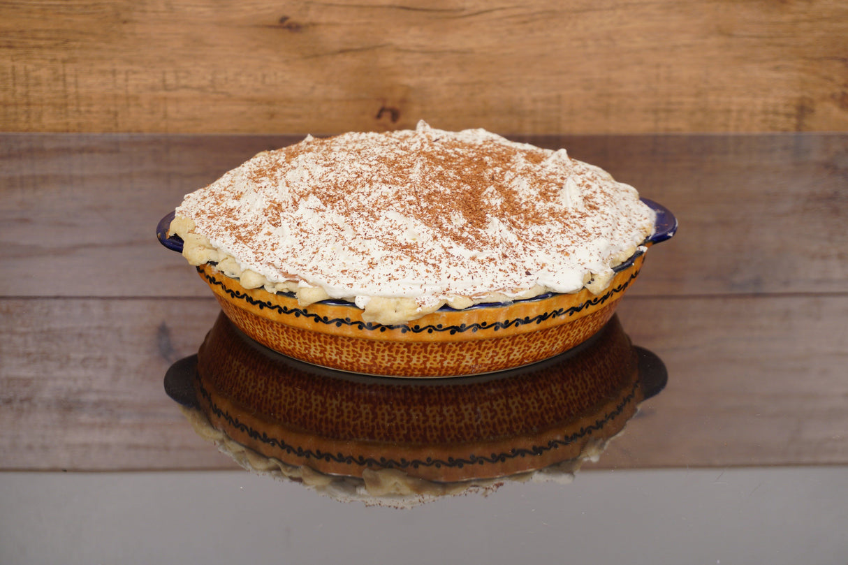 Baker, Round, Pie Plate, Handles, 9.75" in "Butterfly Bliss" by Manufaktura | Z148S-WK73