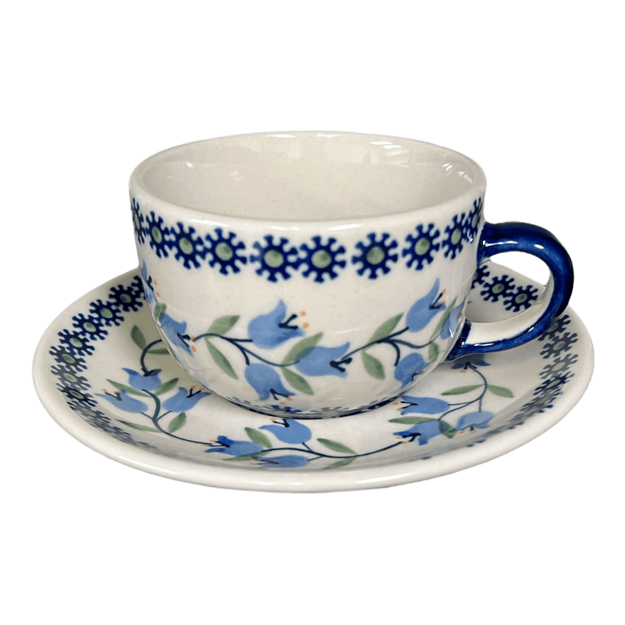 Cup & Saucer, 7 oz in "Lily of the Valley" by Manufaktura | F043T-ASD