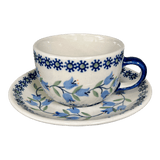 Cup & Saucer, 7 oz in "Lily of the Valley" by Manufaktura | F043T-ASD