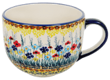 Cup, Latte, 18 oz in "Sunlit Wildflowers" by Manufaktura | F044S-WK77