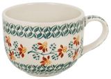 Cup, Latte, 18 oz in "Indian Summer" by Manufaktura | F044T-AS22