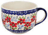 Cup, Latte, 18 oz in "Summer Bouquet" by Manufaktura | F044T-MM01