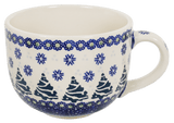 Cup, Latte, 18 oz in "Snowy Pines" by Manufaktura | F044T-U22