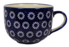 Polish Pottery Cup, Latte, 18 oz in "Plentiful Pinwheels" by Manufaktura | F044U-ZP02 at PolishPotteryOutlet.com