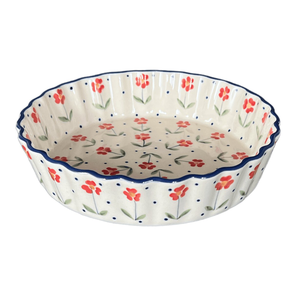 Quiche Dish, Round, 7.5" Small in "Simply Beautiful" by Manufaktura | F055T-AC61