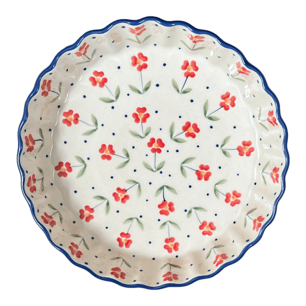 Quiche Dish, Round, 7.5" Small in "Simply Beautiful" by Manufaktura | F055T-AC61