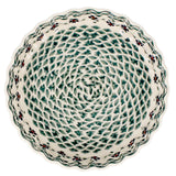 Quiche Dish, Round, 7.5" Small in "Woven Pansies" by Manufaktura | F055T-RV