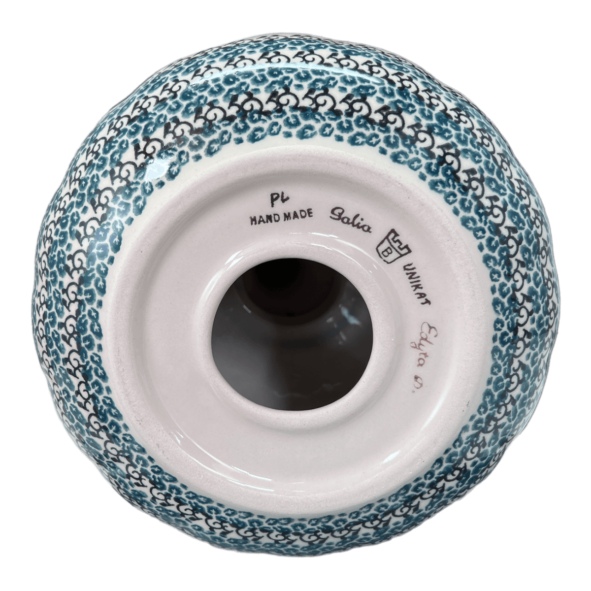 Luminary, Pumpkin, 8" in "Blue & Green Dream" by Galia | GAD28D-UHP2