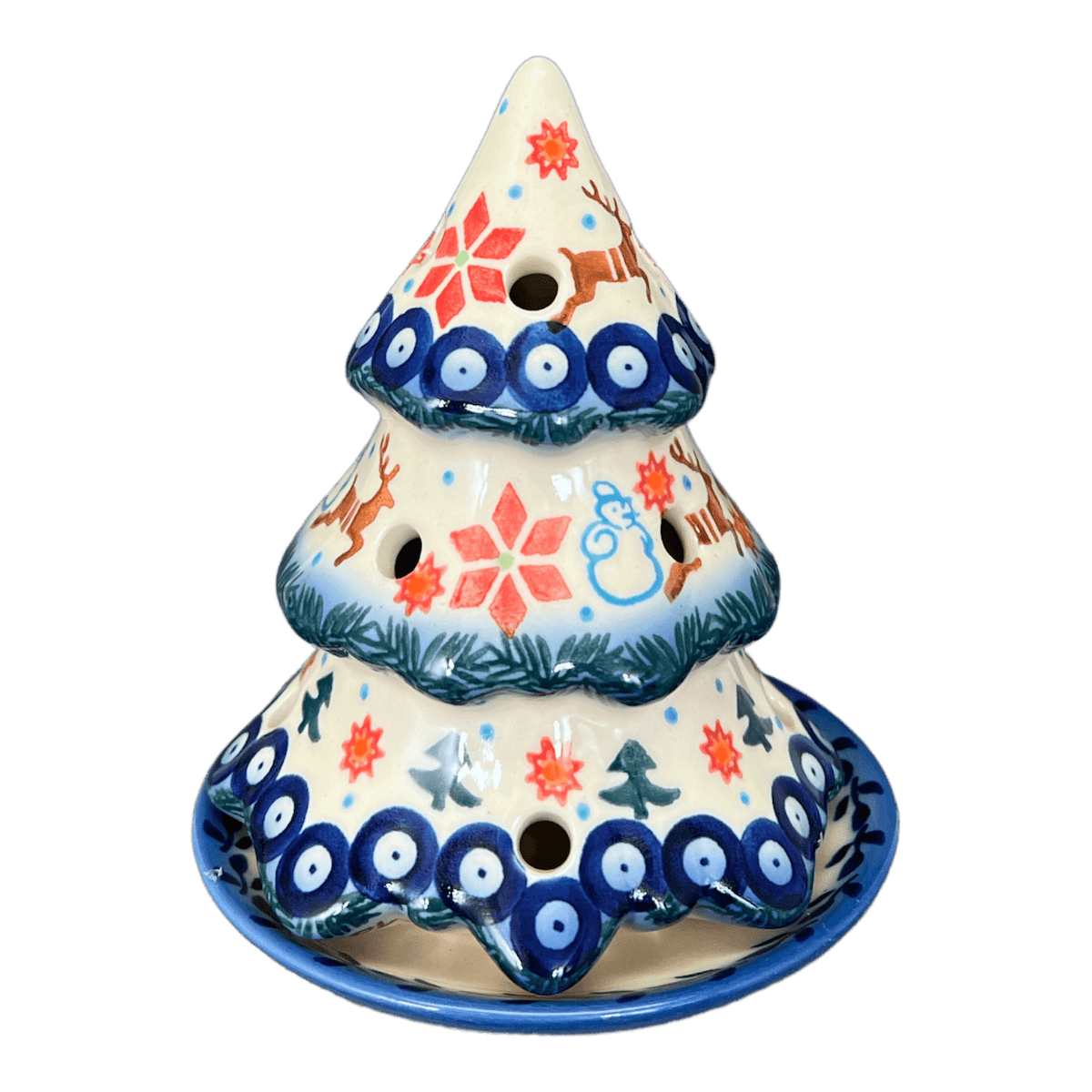 Luminary, Christmas Tree, 5" Small in "Winter Garden" by Galia | GCH03-USG