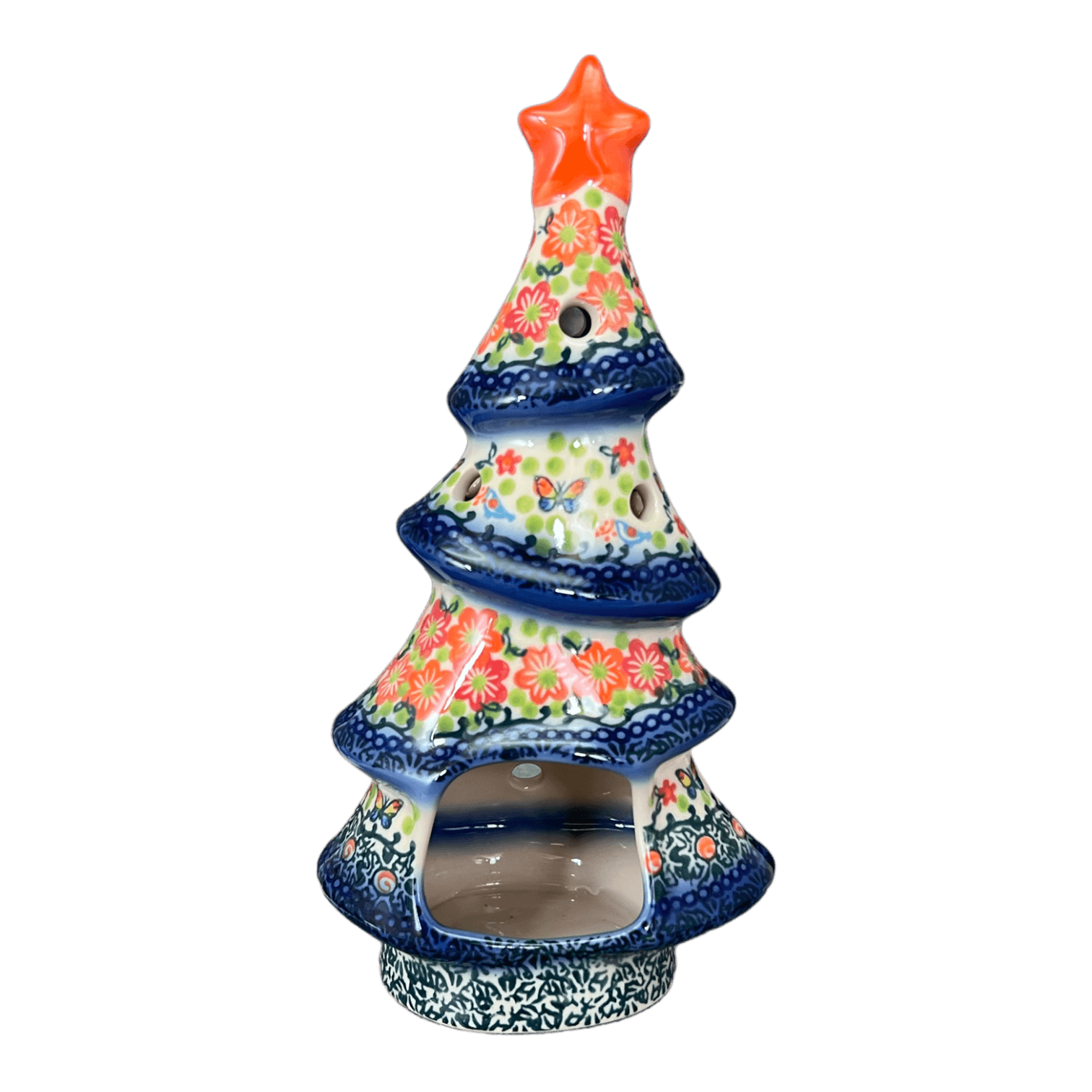 Polish Pottery Under The Christmas Tree Loaf Pan