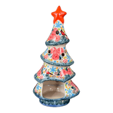 Luminary, Skinny Christmas Tree, 7.5" in "Winter Cardinal" by Galia | GCH04-AS2