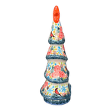 Luminary, Skinny Christmas Tree, 7.5" in "Winter Cardinal" by Galia | GCH04-AS2