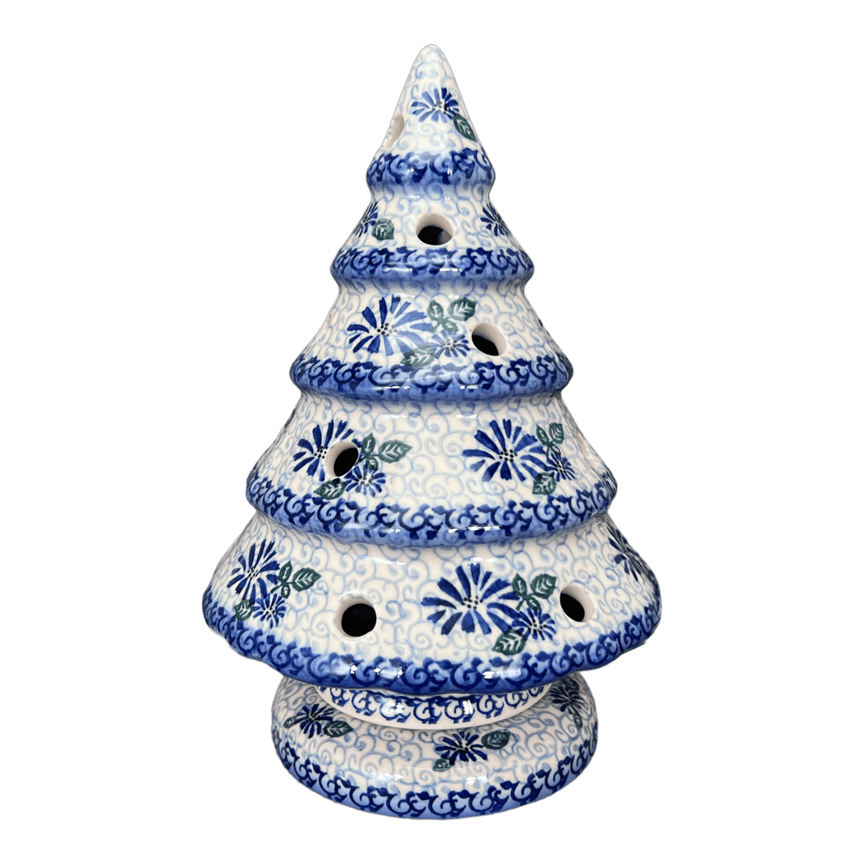 Luminary, Christmas Tree, 10" Large in "Dreamy Blue" by Galia | GCH05-PT