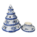 Luminary, Christmas Tree, 10" Large in "Dreamy Blue" by Galia | GCH05-PT