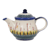 Polish Pottery 1 Liter Teapot (Morning Meadow) | GCZ01-ULA at PolishPotteryOutlet.com