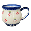 Polish Pottery 12 oz. Belly Mug (Currant Berry) | GK04B-PJ at PolishPotteryOutlet.com