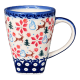 Mug, Tapered Mug, 20 oz in "Winter Garden" by Galia | GK06-USG