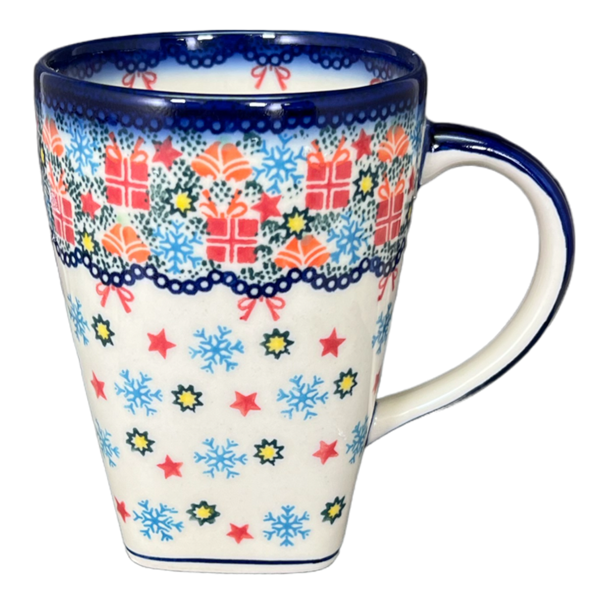 Mug, Tapered Mug, 20 oz in "Christmas Morning" by Galia | GK06-USP1