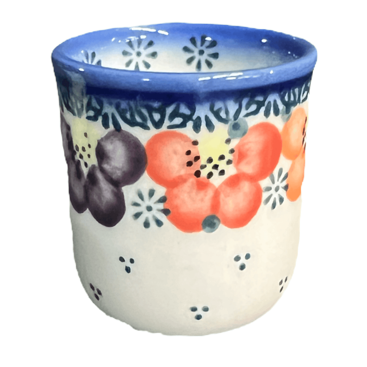 Drinking Glass, Shot, 3 oz in "Rainbow Wreath" by Galia | GKJ03-UV3