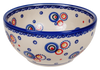 Polish Pottery 6.3" Bowl (Bubbles Galore) | GM02-PK1 at PolishPotteryOutlet.com