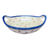 Polish Pottery 10" Bowl with Handles (Currant Berry) | GMU06-PJ at PolishPotteryOutlet.com
