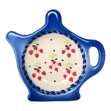 Saucer, Teapot, 4" x 3.25" in "Currant Berries" by Galia | GPH08-PJ