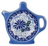 Saucer, Teapot, 4" x 3.25" in "Dreamy Blue" by Galia | GPH08-PT